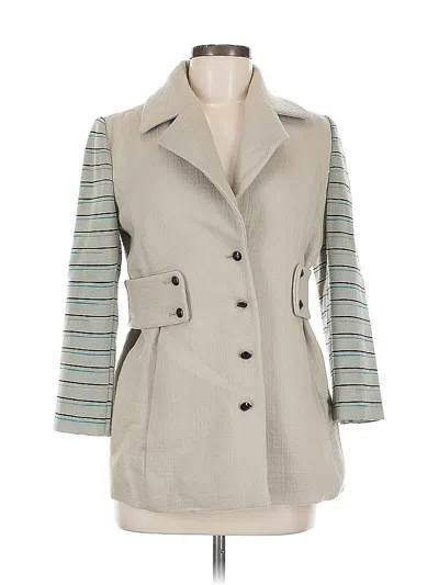 Pre-owned M Missoni Wool Blazer Jacket In White