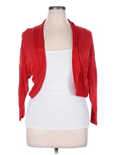 Pre-owned Peter Nygard Cardigan Sweater In Red