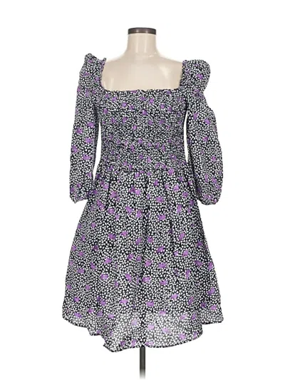 Pre-owned Maje Cocktail Dress In Purple