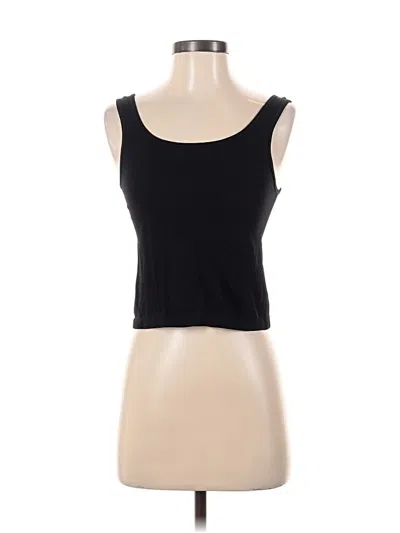 Pre-owned H&m Sport Tank Top Black Strapless Neckline Tops