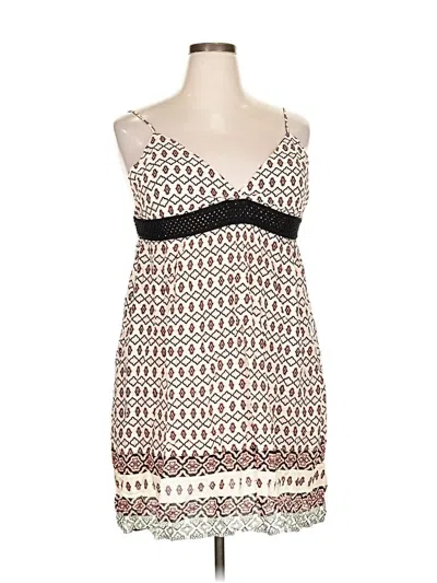 Ganji La Sleeveless Top Ivory Sweetheart Neckline Tops In Multi