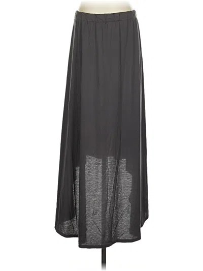 Pre-owned Uniqlo Casual Skirt In Gray