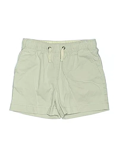 Pre-owned Crewcuts Kids' Khaki Shorts In Green