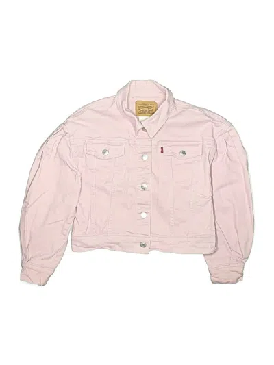 Pre-owned Levi's Kids'  Denim Jacket In Pink