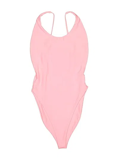 Pre-owned Akira One Piece Swimsuit In Pink