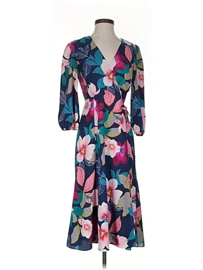 Pre-owned Eliza J Cocktail Dress In Blue