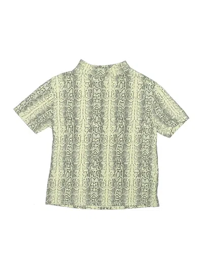 Pre-owned Zara Kids' Short Sleeve Blouse In Brown