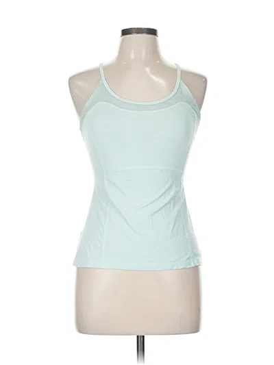 Pre-owned Hollister Sleeveless Top Teal Halter Neckline Tops In Blue