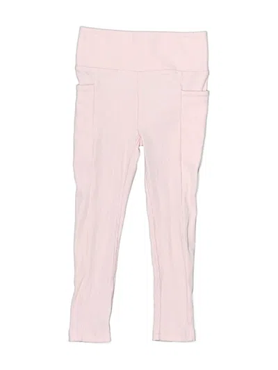Pre-owned Crewcuts Kids' Active Pants In Pink