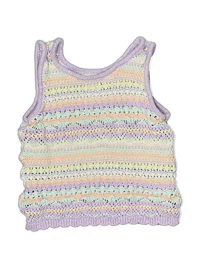 Pre-owned Zara Kids' Sweater Vest In Purple
