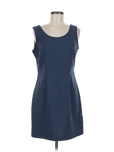 Pre-owned Majestic Casual Dress In Blue