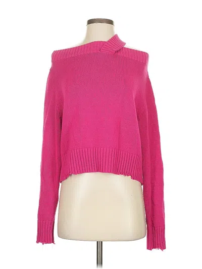 Pre-owned Rta Road To Awe Pullover Sweater In Pink