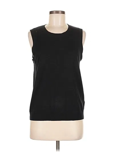 Pre-owned J.crew Factory Store Sleeveless T-shirt In Black