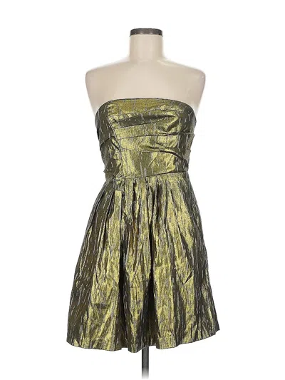 Pre-owned Bcbgeneration Cocktail Dress In Gold