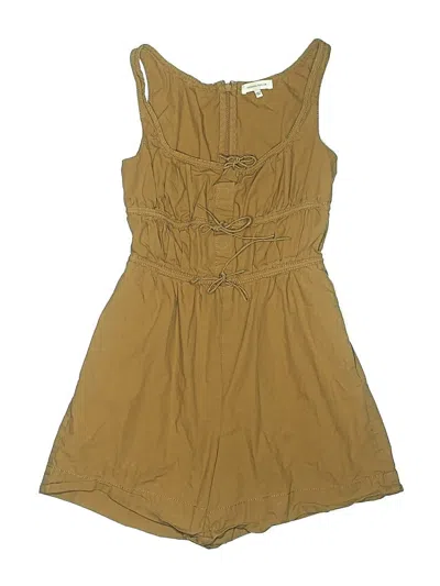 Pre-owned Rebecca Taylor Romper In Brown