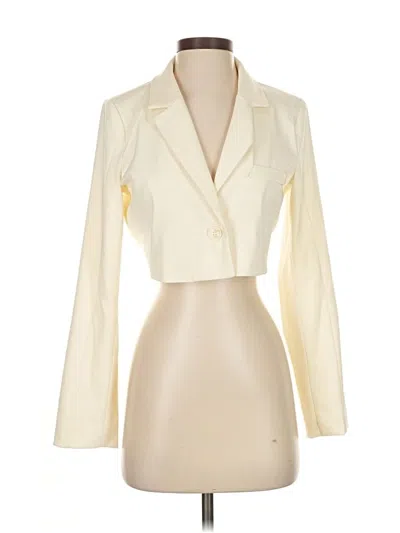 Pre-owned Sage The Label Blazer Jacket In White