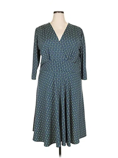 Pre-owned Karina Casual Dress In Blue