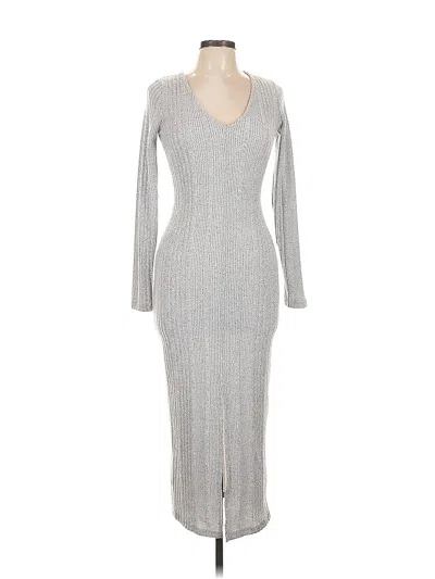 Pre-owned Harper Cardigan Sweater In Silver