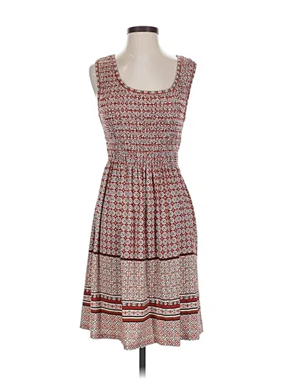 Pre-owned Max Studio Casual Dress In Brown