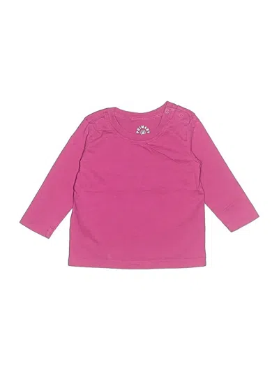 Pre-owned Primary Clothing Babies' 3/4 Sleeve T-shirt In Pink