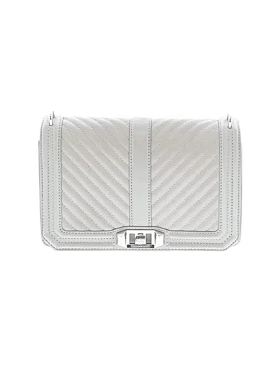 Pre-owned Rebecca Minkoff Leather Crossbody Bag In Gray