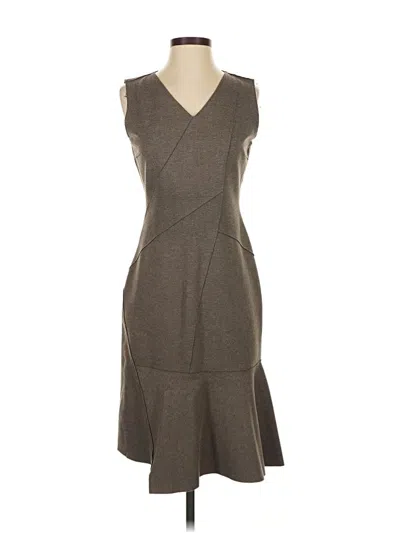 Pre-owned Elie Tahari Casual Dress In Brown