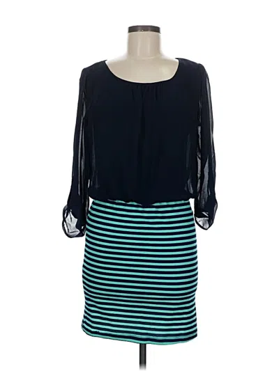 Pre-owned A. Byer Casual Dress In Blue