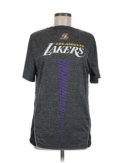Pre-owned Nba Short Sleeve T-shirt In Gray
