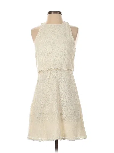 Pre-owned Abercrombie & Fitch Cocktail Dress In White