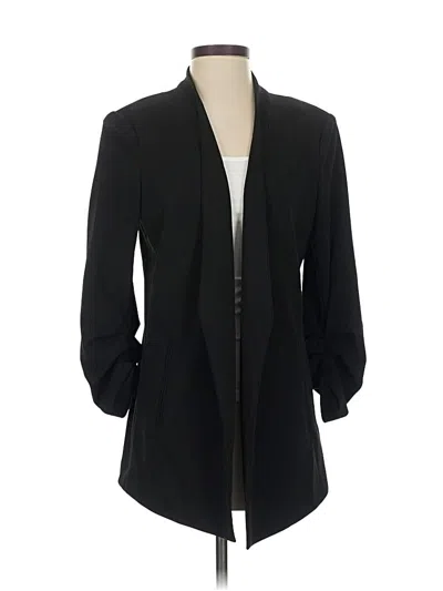 Pre-owned Dkny Blazer Jacket In Black
