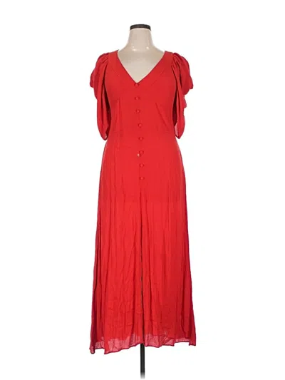 Pre-owned Asos Design Casual Dress In Red