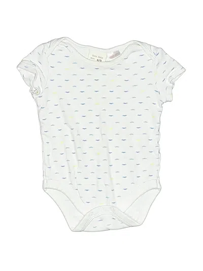 Pre-owned Zara Baby Babies' Short Sleeve Onesie In White