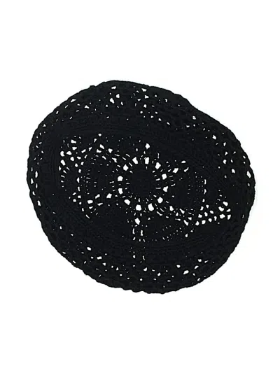 Pre-owned Unbranded Beanie Hat In Black