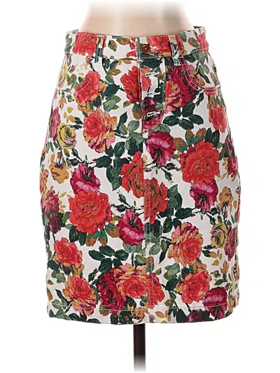 Pre-owned Maeve By Anthropologie Casual Skirt In Red