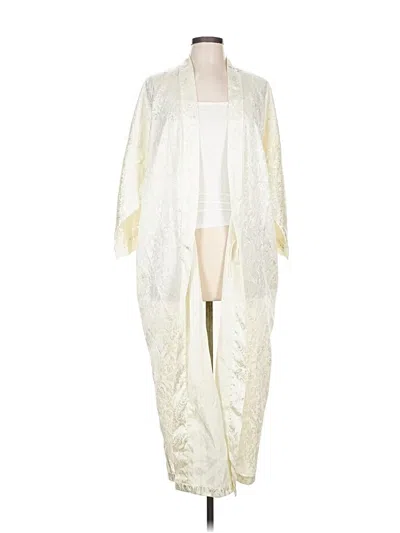 Pre-owned Valerie Stevens Kimono In White