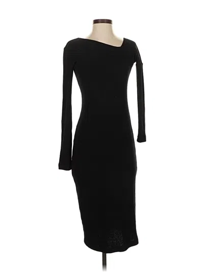 Pre-owned Enza Costa Cocktail Dress In Black