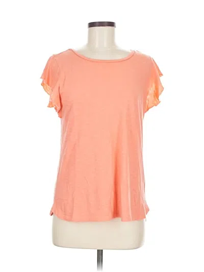 Pre-owned 24/7 Maurices Short Sleeve T-shirt In Orange