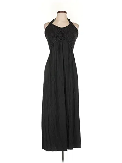 Pre-owned Soma Casual Dress In Black