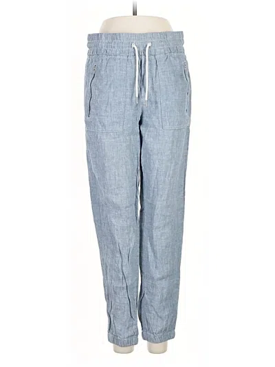 Pre-owned Athleta Linen Pants In Blue