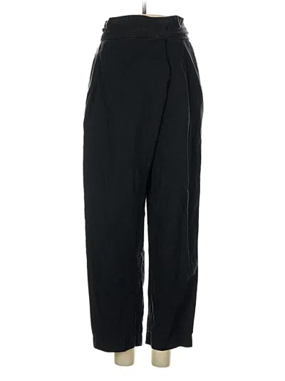 Pre-owned Apiece Apart Linen Pants In Black