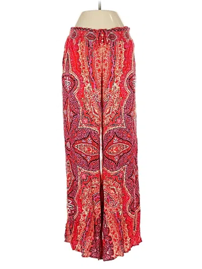 Pre-owned Hale Bob Casual Pants In Red