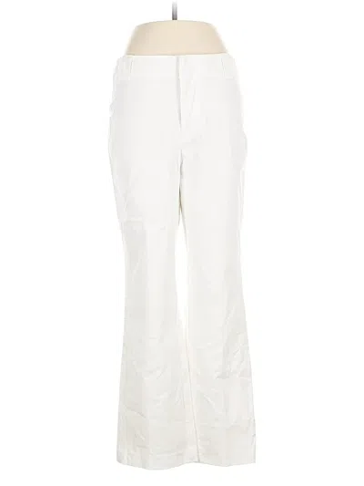 Pre-owned Nic + Zoe Casual Pants In White