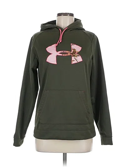 Pre-owned Under Armour Pullover Hoodie In Green