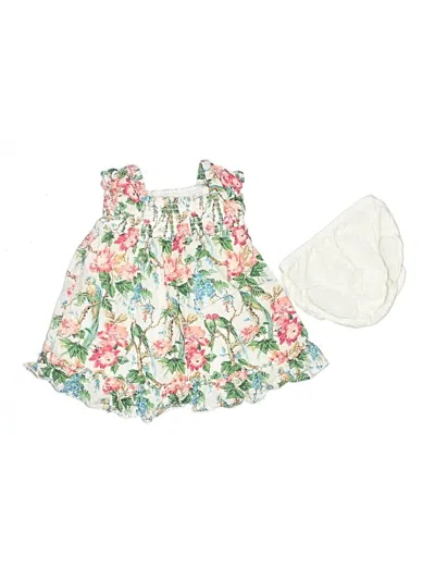 Pre-owned Janie And Jack Kids' Dress In Green