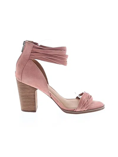Pre-owned Lucky Brand Heels In Pink