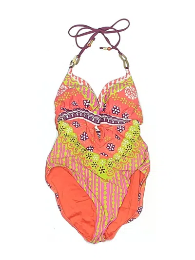 Pre-owned Trina Turk One Piece Swimsuit In Orange