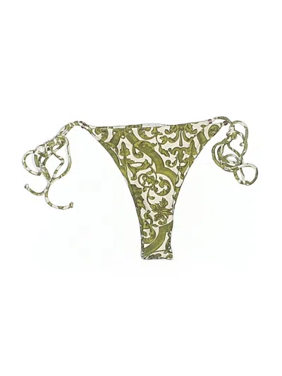 Pre-owned Savannah Morrow Swimsuit Bottoms In Green