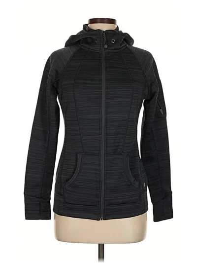 Pre-owned 90 Degree By Reflex Zip Up Hoodie In Black