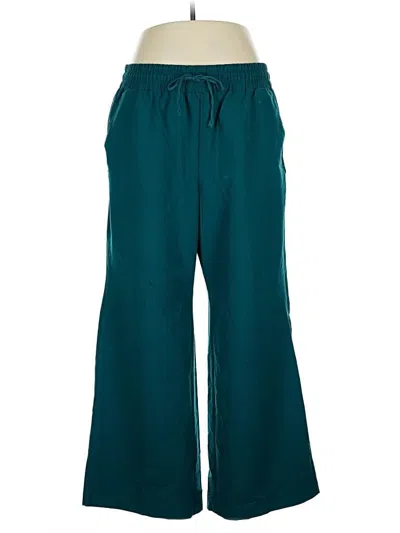 Pre-owned Lane Bryant Casual Pants In Blue