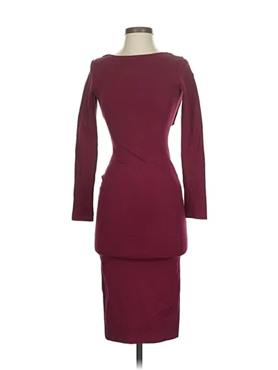 Pre-owned Lulus Cocktail Dress In Burgundy